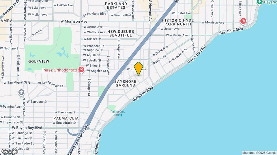 1506 S Bay Villa Pl Map and Location Details