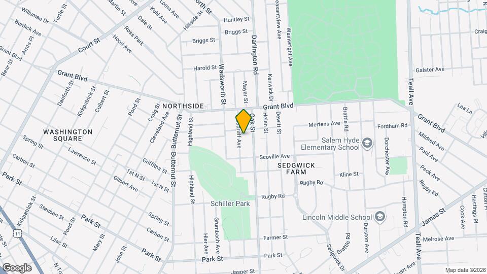 244 Woodruff Ave Map and Location Details