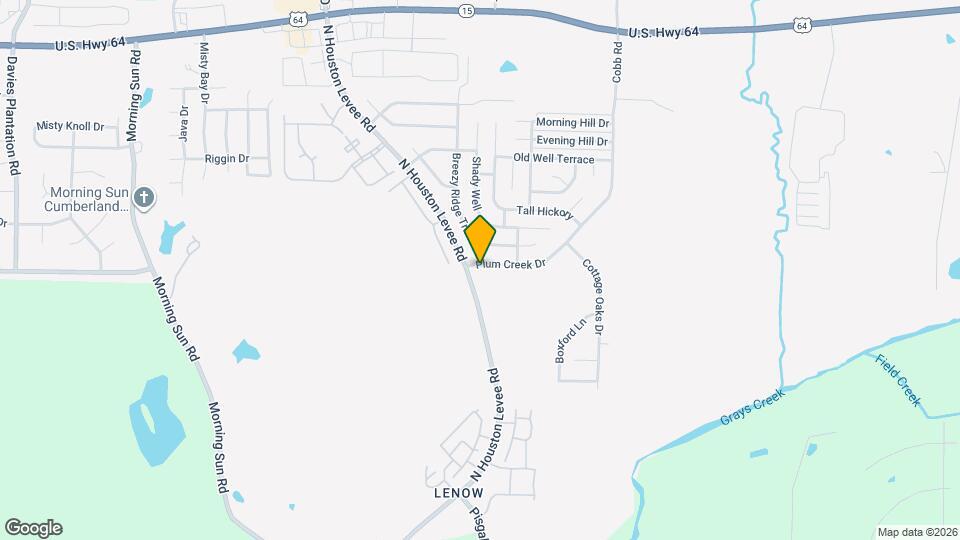 2554 Plum Creek Dr Map and Location Details