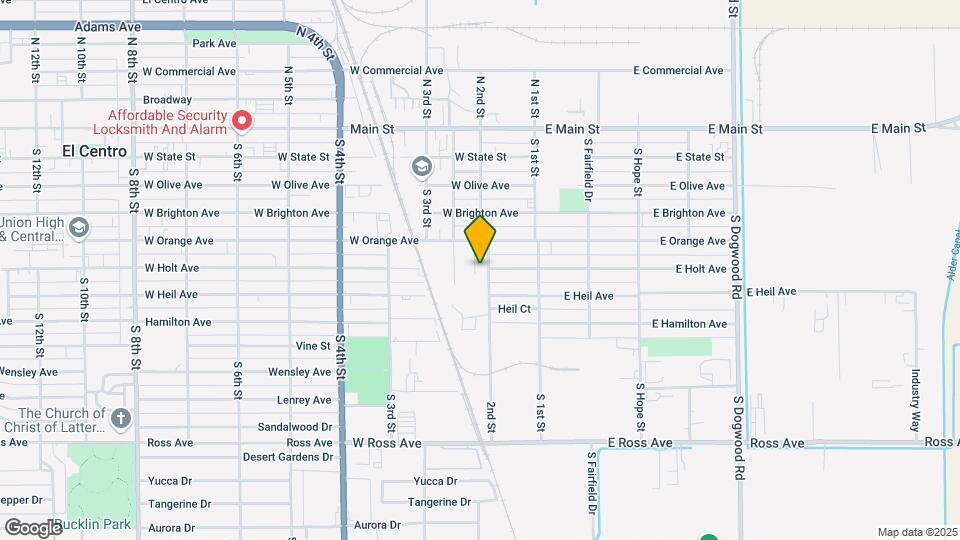 558 S 2nd St Map and Location Details