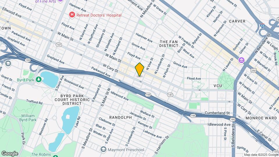 1714 W Cary St, Unit 4 Map and Location Details