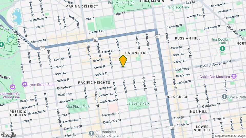 1998 Vallejo St Mapa y Detalles de la Ubicación