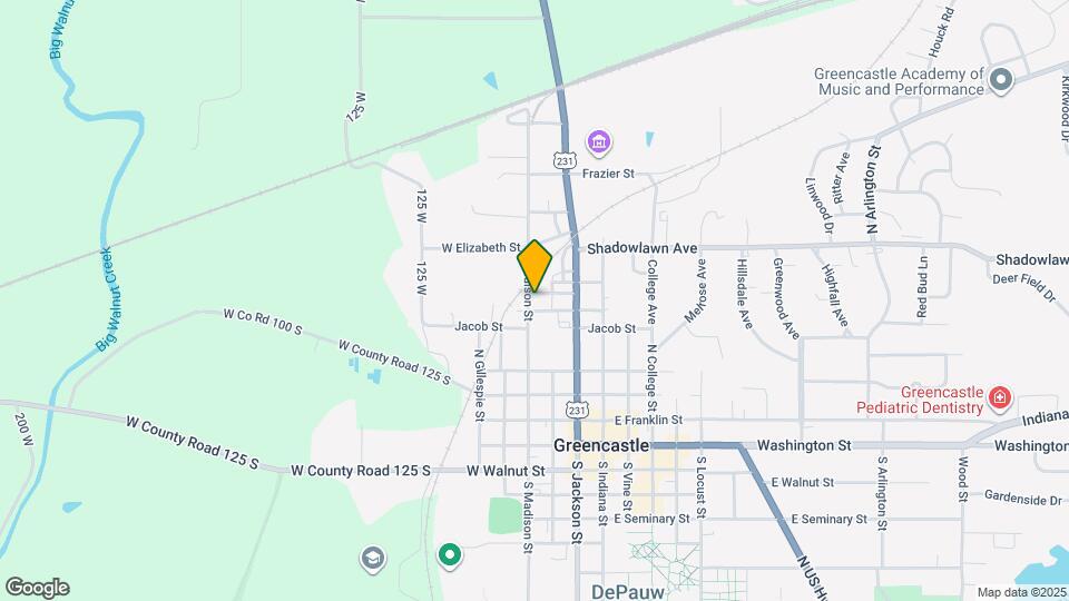 509 N Madison St Map and Location Details