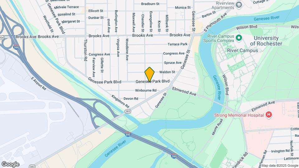 109 Genesee Park Blvd Map and Location Details