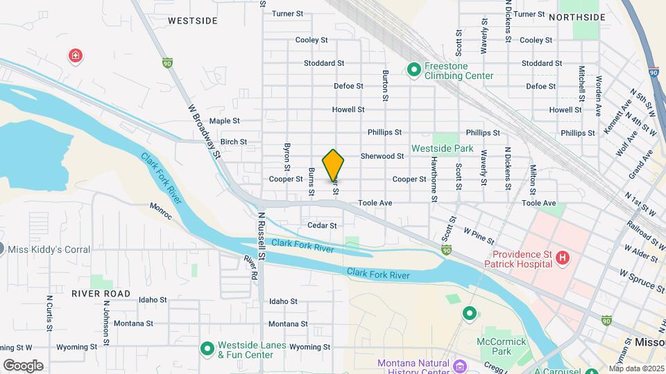 1601 Cooper St Map and Location Details