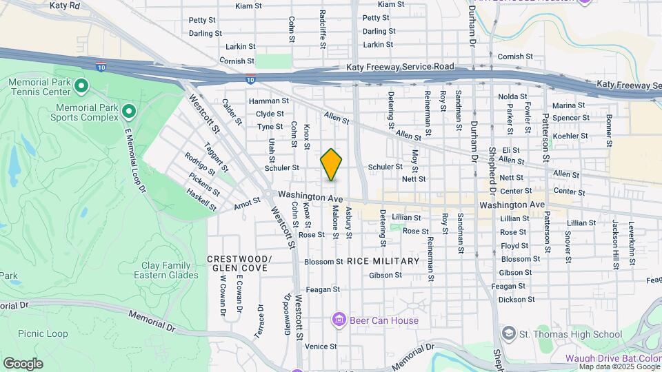 1117 Malone St Mapa y Detalles de la Ubicación
