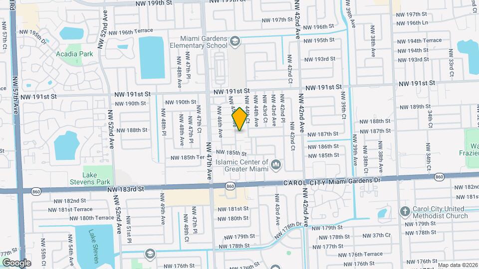 18705 NW 45th Ave Map and Location Details