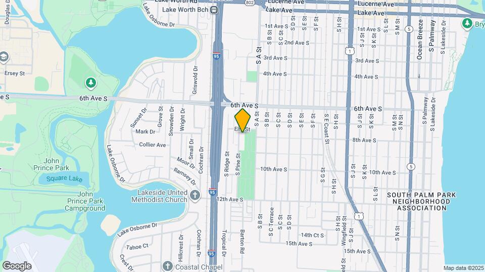 710 S Pine St Map and Location Details