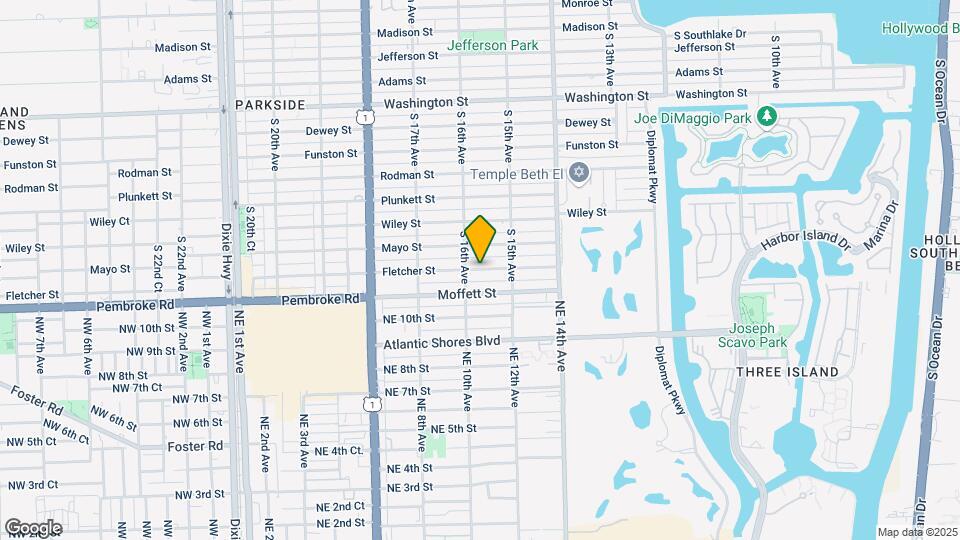 1571 Fletcher St Map and Location Details