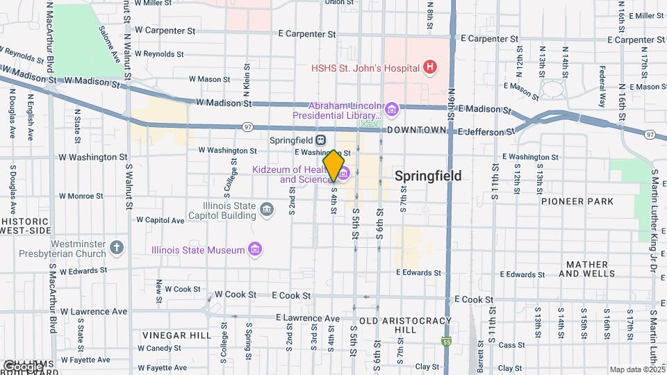 The Villas Downtown Springfield Mapa y Detalles de la Ubicación
