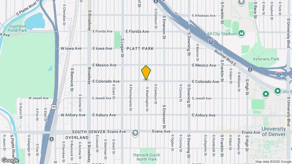 1803 S Washington St Map and Location Details