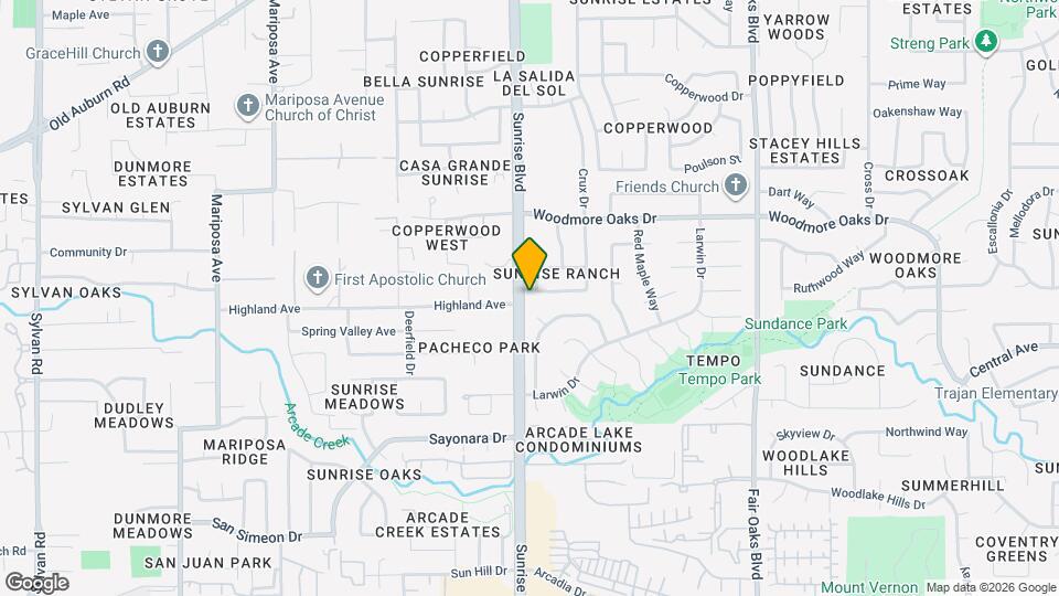 6834 Trovita Way Map and Location Details