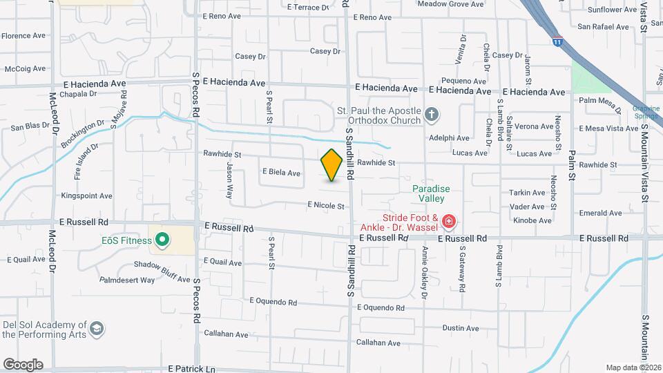 3750 E Crellin Cir Map and Location Details