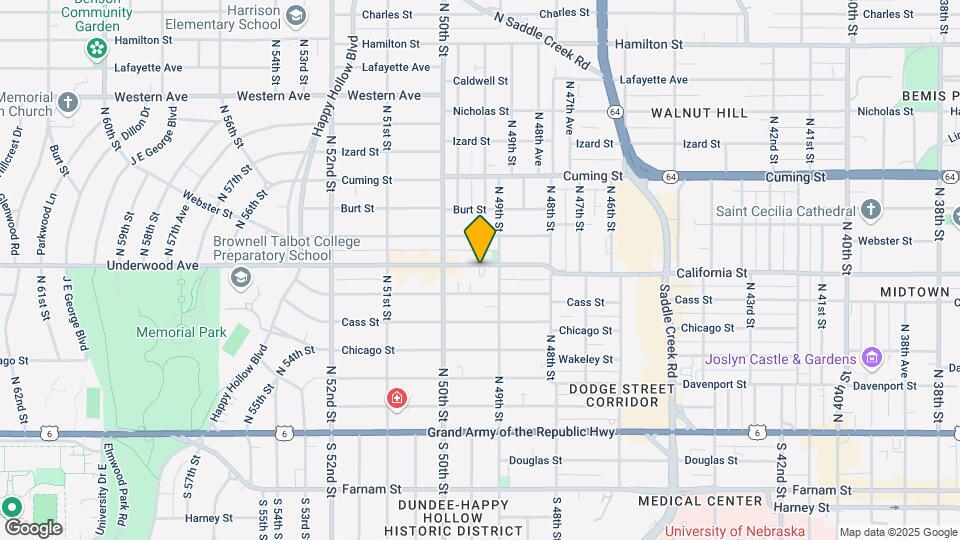 4907 Underwood Ave Mapa y Detalles de la Ubicación