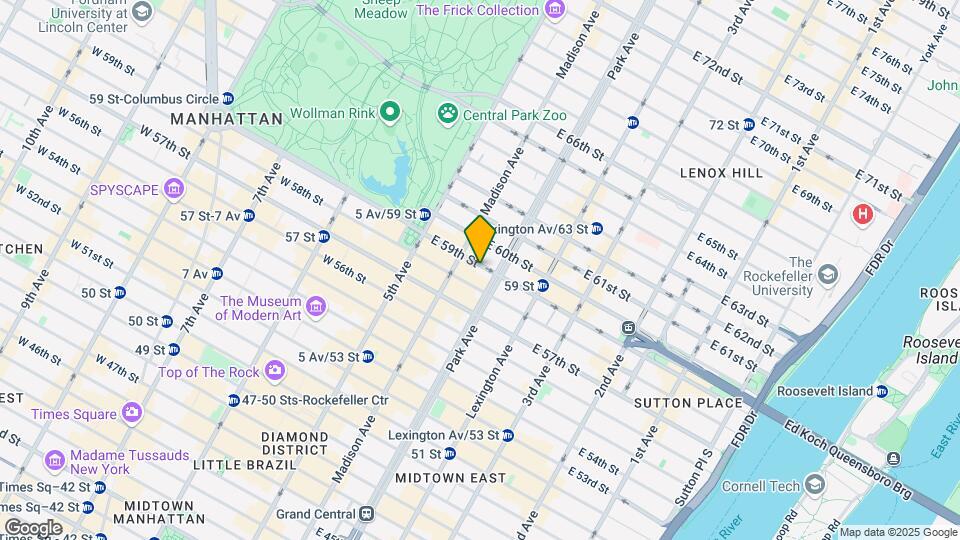 500 Park Ave Map and Location Details