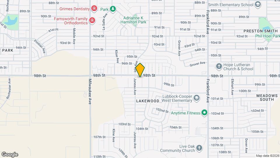 9804 Ironton Ave Map and Location Details