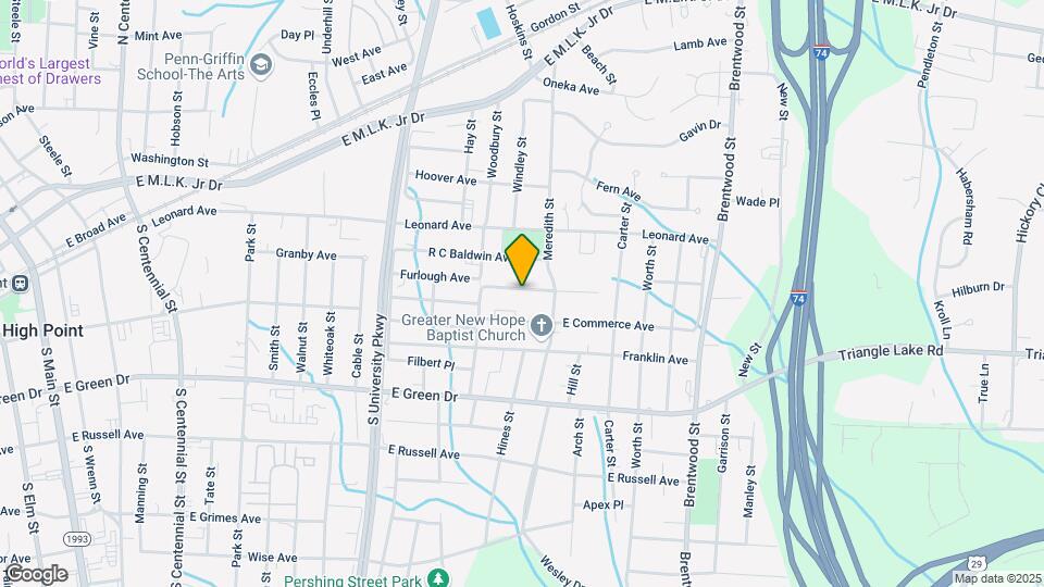 1420 Furlough Ave Map and Location Details
