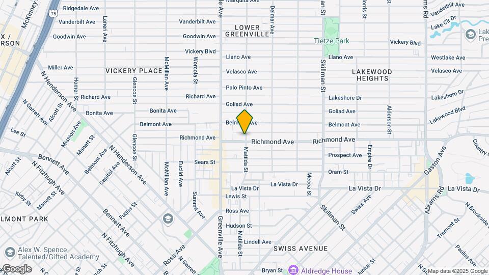5747 Richmond Ave Map and Location Details