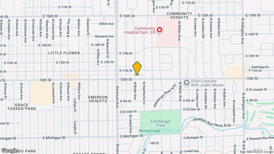 5244 E 10th St Map and Location Details