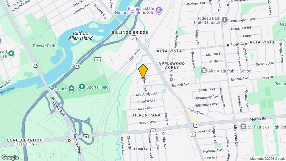 1490 Clementine Blvd Map and Location Details