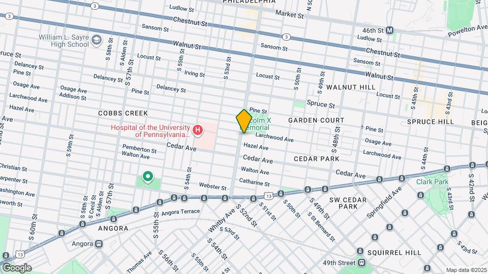 505 S 52nd St Map and Location Details