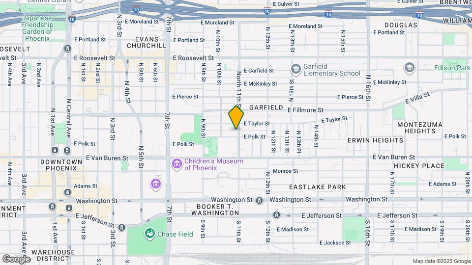 1030 E Polk St Map and Location Details