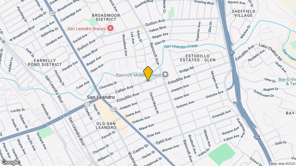 555 Callan Ave Mapa y Detalles de la Ubicación