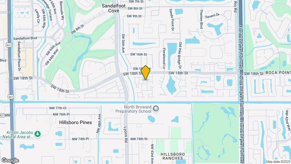 23342 SW 54th Way Map and Location Details
