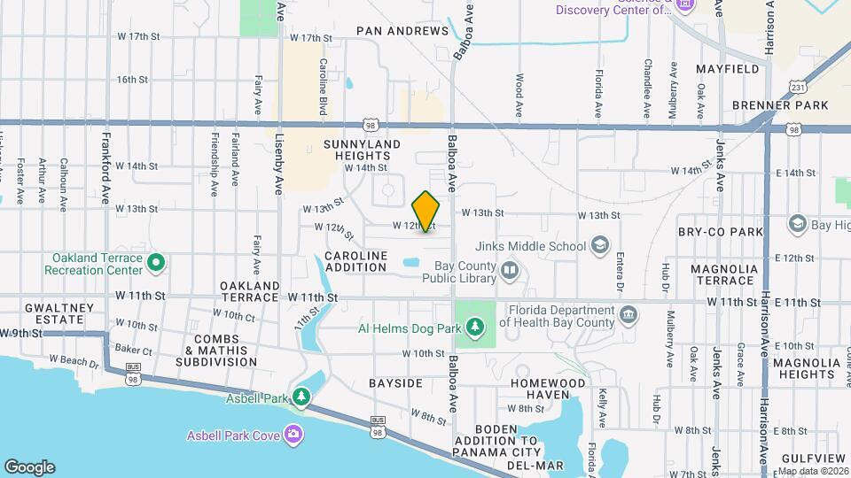 1016 W 12th St Map and Location Details