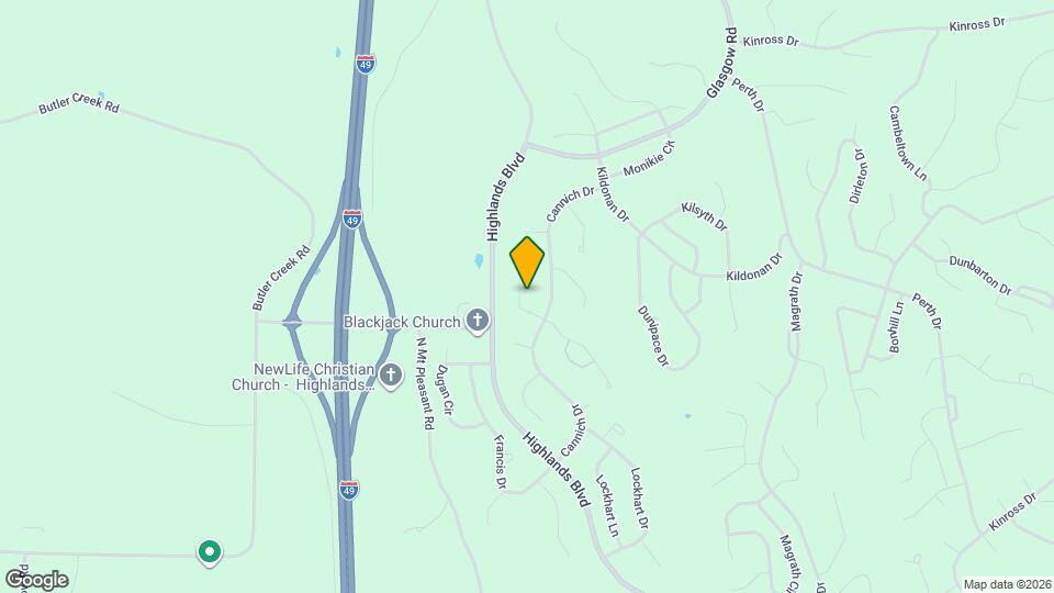 8 McDole Ln Map and Location Details