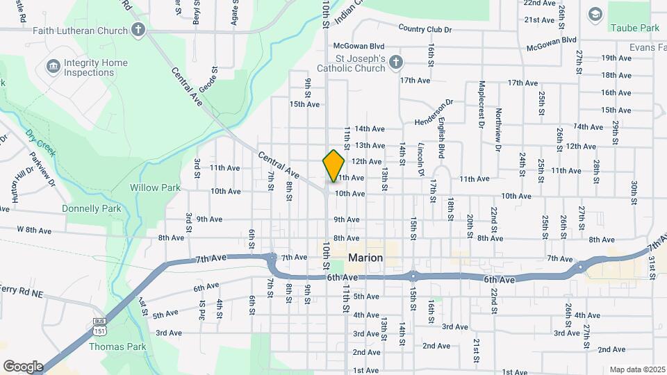1035 10th St Map and Location Details