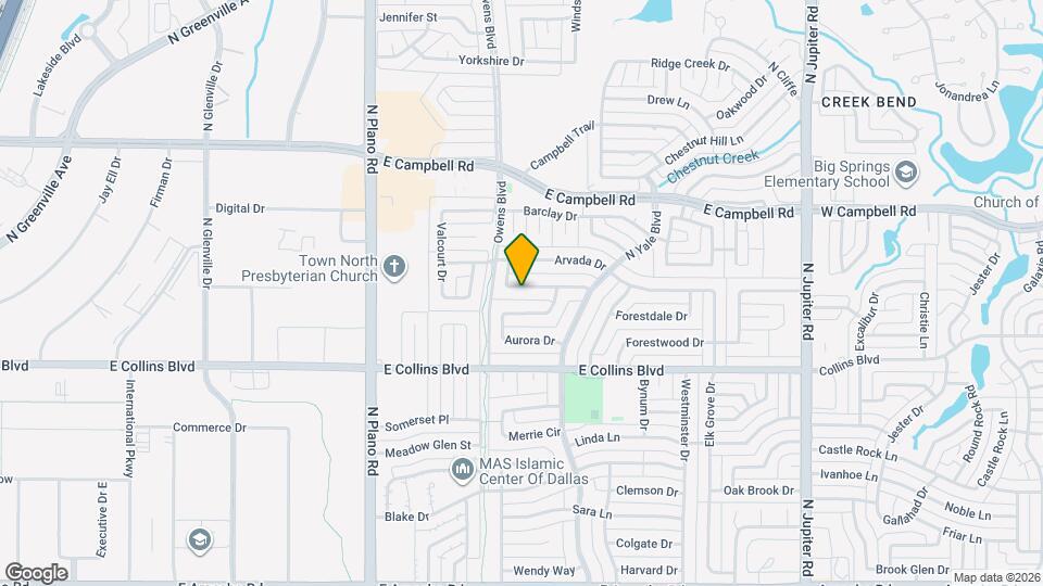 1704 Carol Stream Dr Map and Location Details