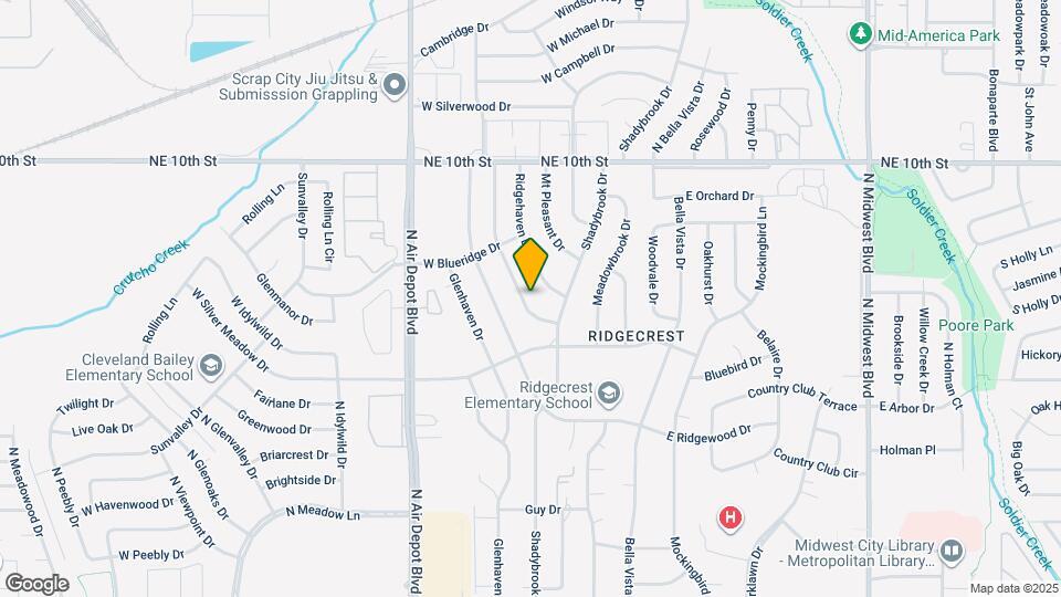 3408 Oak Grove Dr Map and Location Details