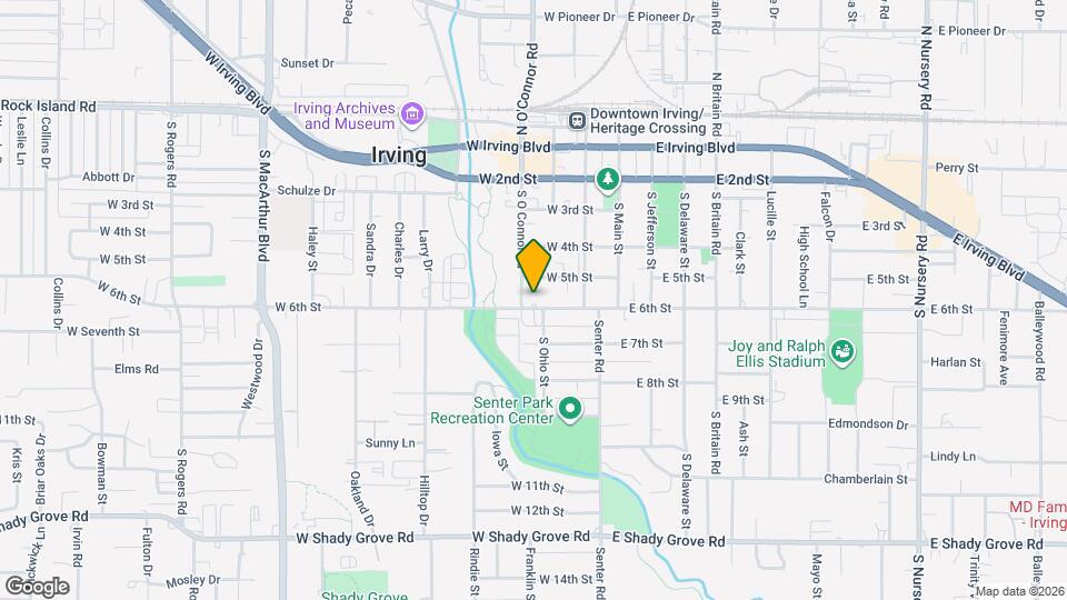 516 S O Connor Rd Map and Location Details