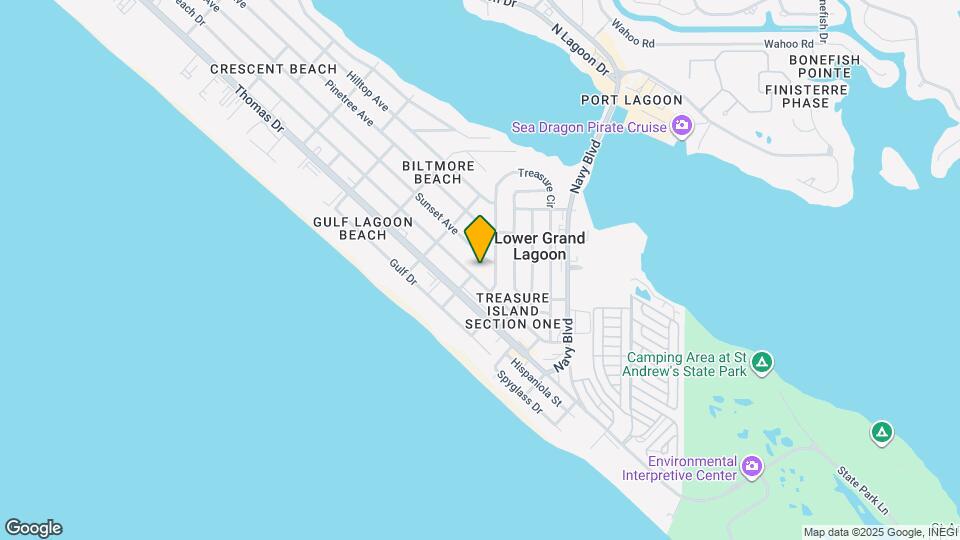 5218 Beach Dr Mapa y Detalles de la Ubicación