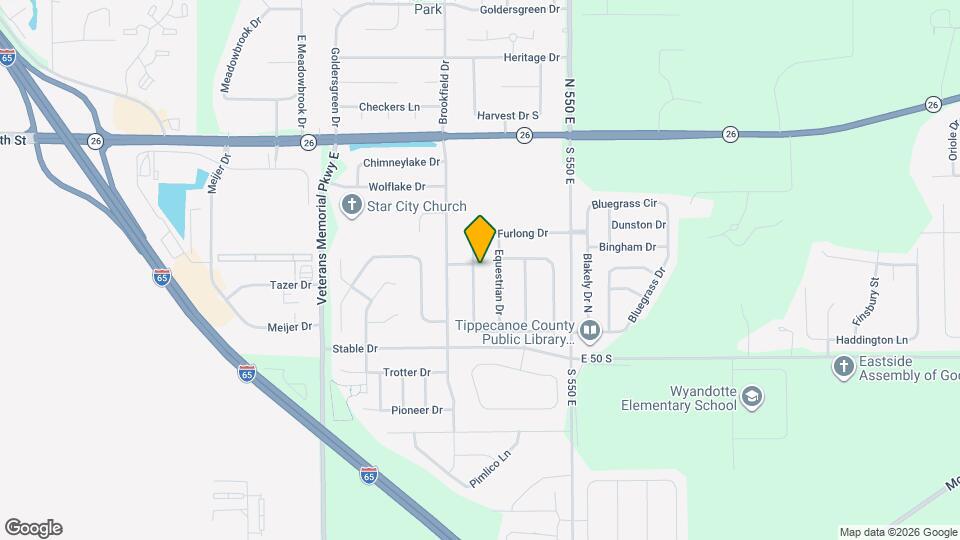 205 S Furlong Dr Map and Location Details