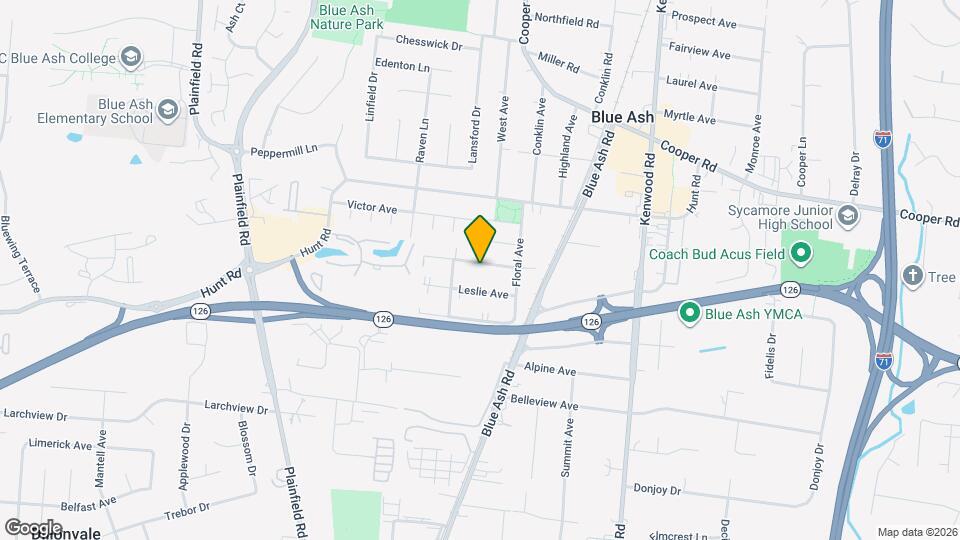 4525 Ellman Ave Map and Location Details