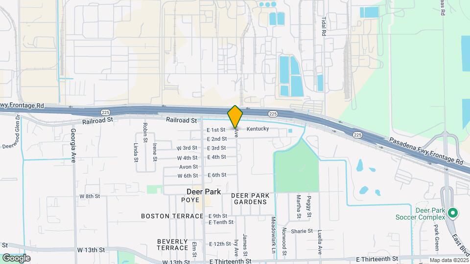 234 E 1st St Map and Location Details