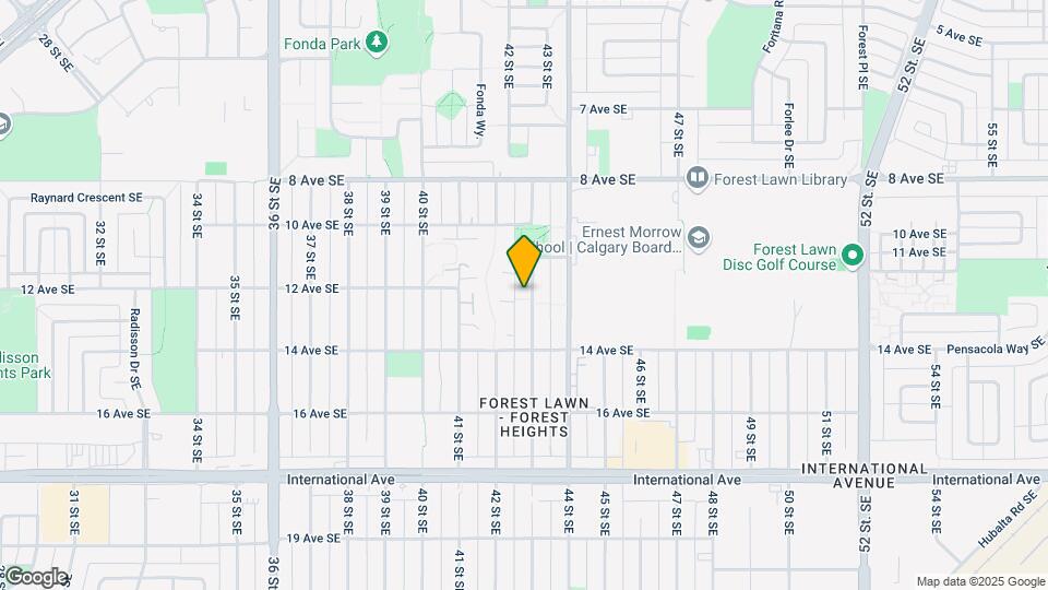 1223 43 St SE Map and Location Details