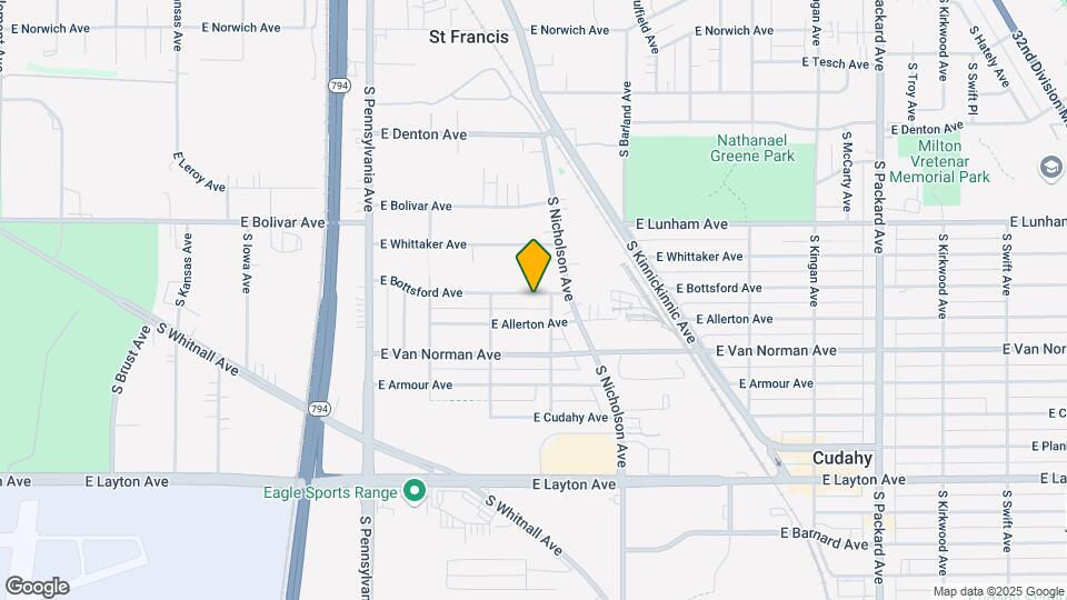2917 E Bottsford Ave Map and Location Details