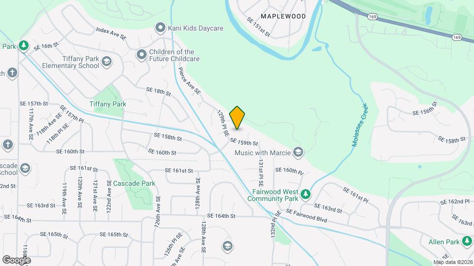 12953 SE 157th Pl Map and Location Details