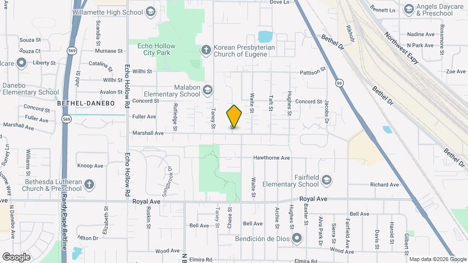 3835 Marshall Ave Map and Location Details