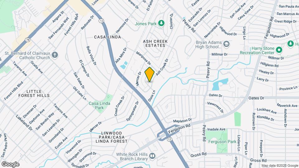 9506 Dixie Ln Map and Location Details
