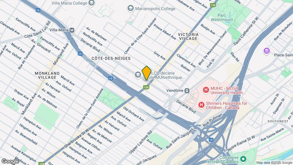 Le Highline Mapa y Detalles de la Ubicación