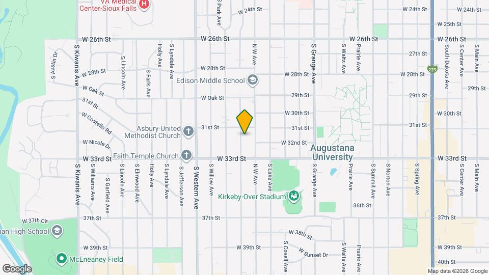 2416 S Glendale Ave Map and Location Details