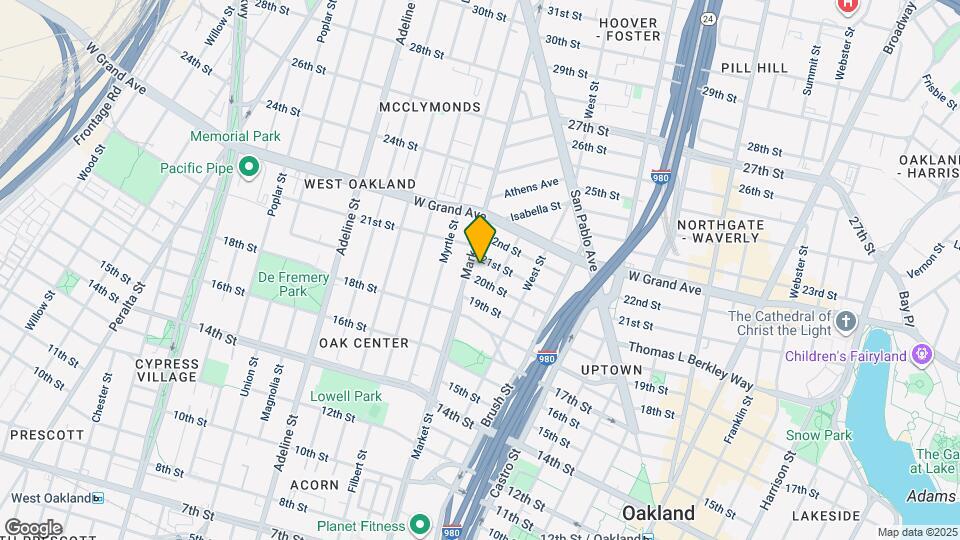 892 20th St Map and Location Details
