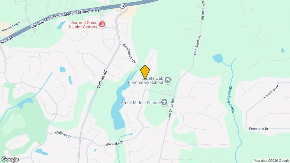 155 Woodstream Dr Map and Location Details