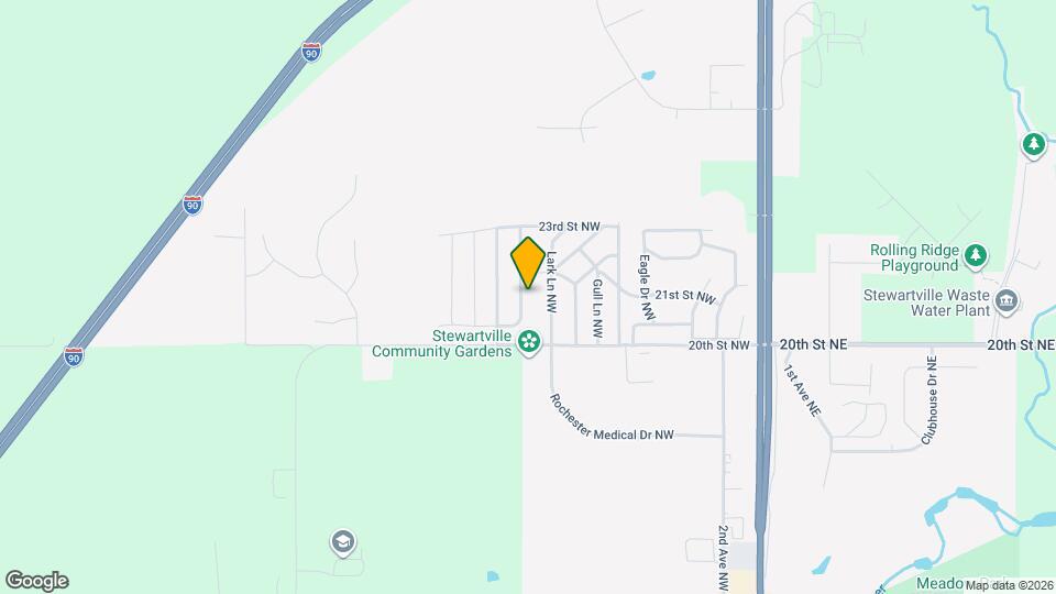 2018 Mockingbird Pl NW Mapa y Detalles de la Ubicación