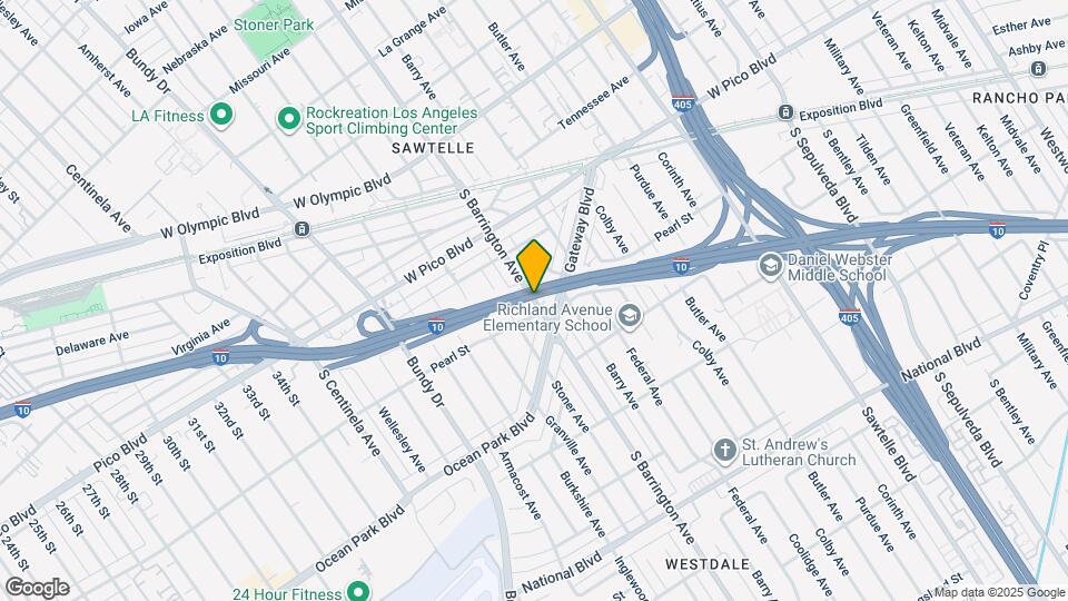 2491 S Barrington Ave, Unit 2491 Map and Location Details