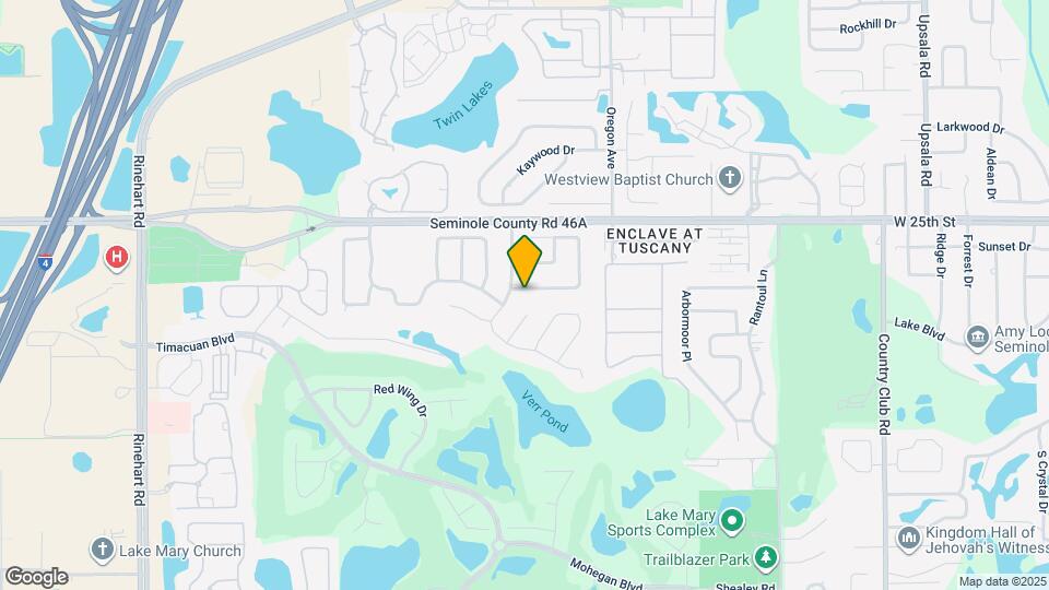 303 Silver Pine Dr Map and Location Details